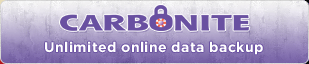 Order Carbonite now for just $5 a month!